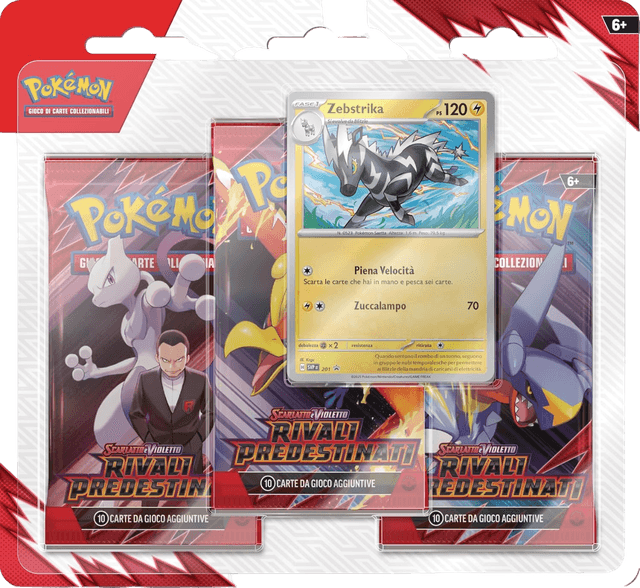 Blister 3 bustine Zebstrika Rivali Predestinati